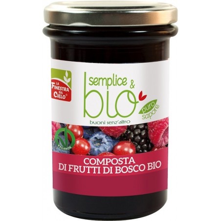 Biotobio Composta Di Frutti Di Bosco Con Polpa Di Mela Bio 320 G