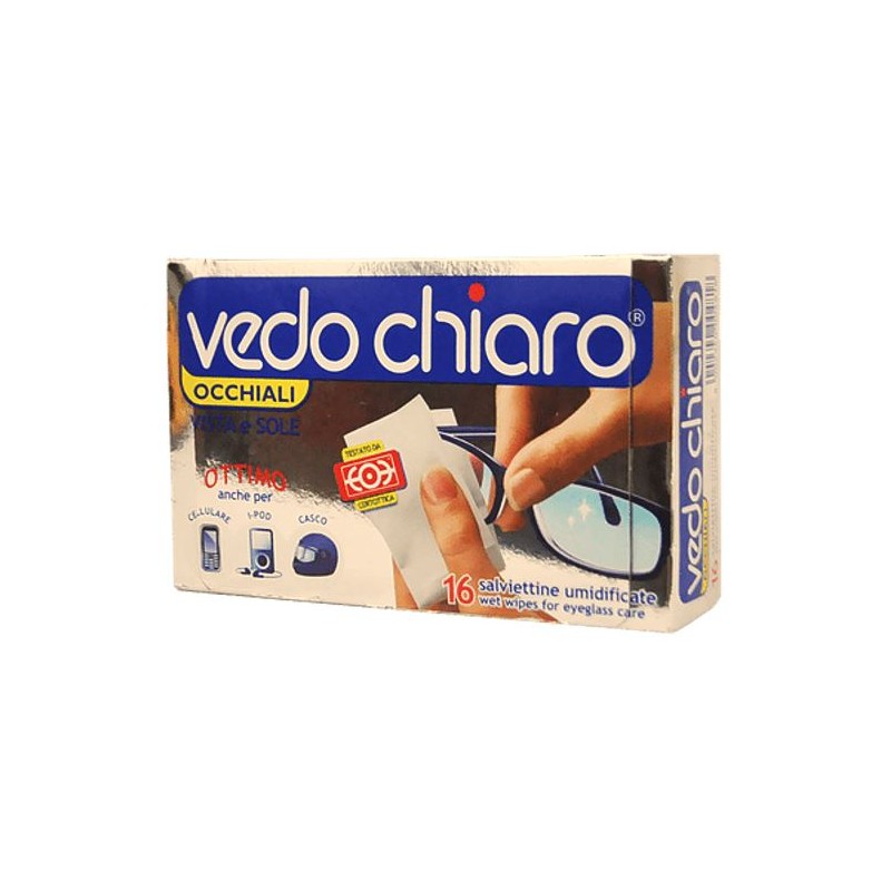 Sodalco Vedochiaro Occhiali 16 Salviette Umidificate