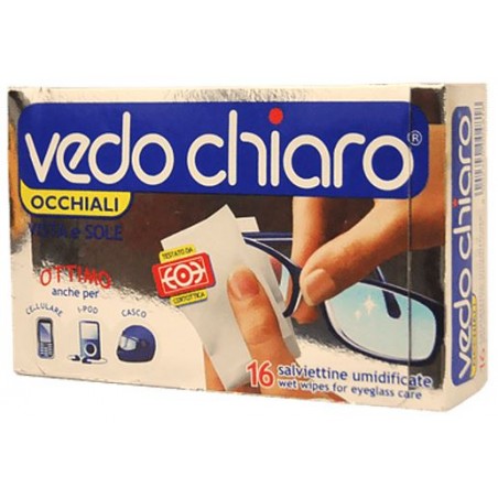 Sodalco Vedochiaro Occhiali 16 Salviette Umidificate