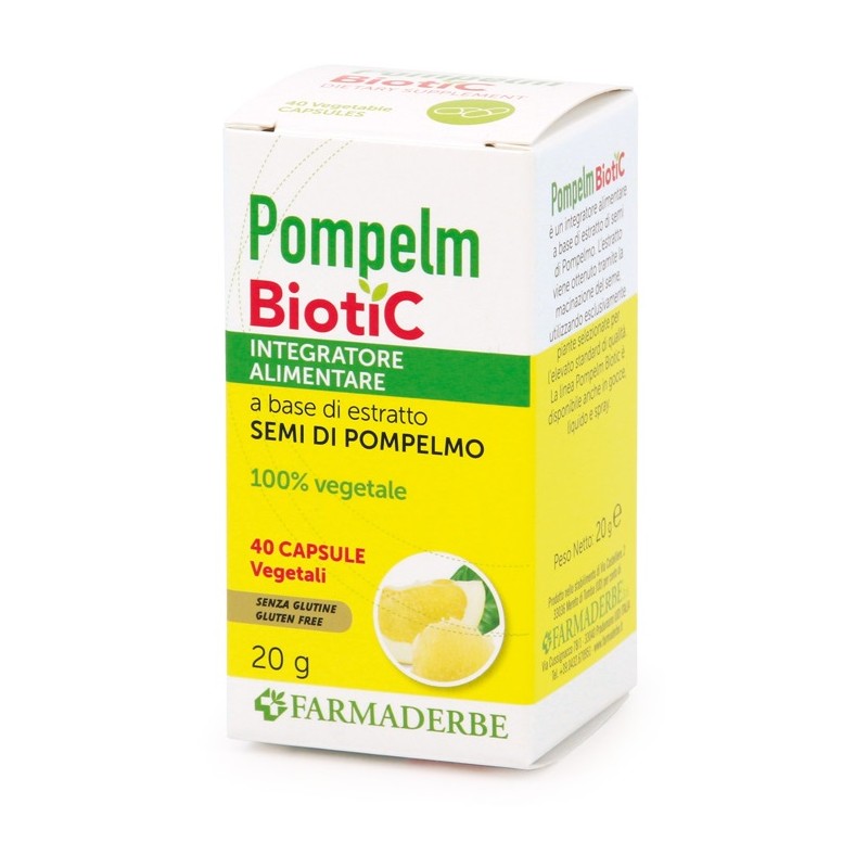 Farmaderbe Pompelmbiotic 40 Capsule