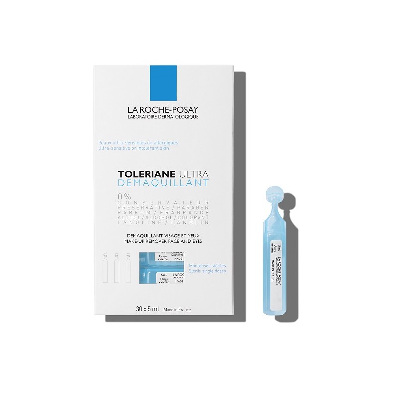 La Roche Posay-phas Toleriane Ultra Struccanti Monodosi 30 X 5 Ml