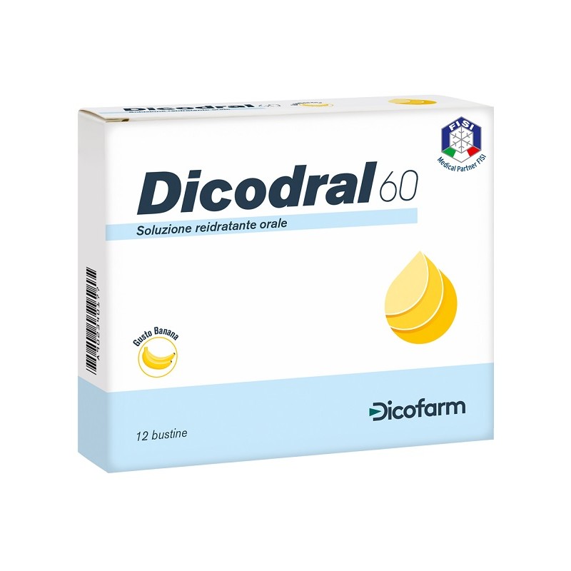 Dicodral 60 per la diarrea 12 Bustine