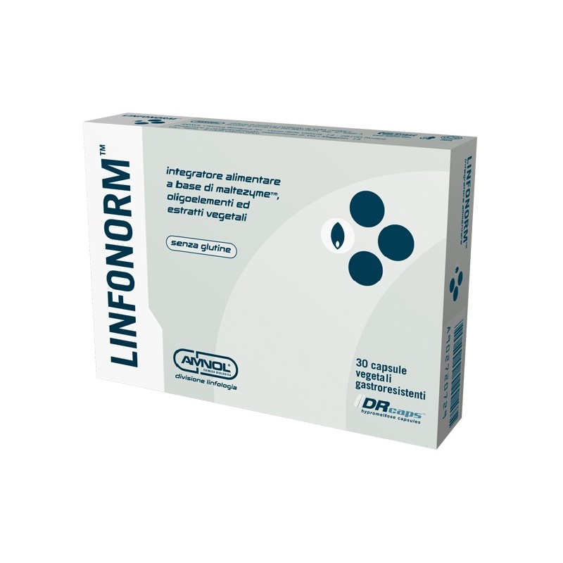 Amnol Chimica Biologica Linfonorm 30 Capsule Vegetali Gastroresistenti