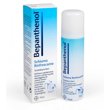 Bayer Schiuma Spray Rinfrescante Bepanthenol 75ml