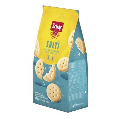 Dr. Schar Schar Salti' Cracker Con Sale Marino Senza Lattosio 175 G