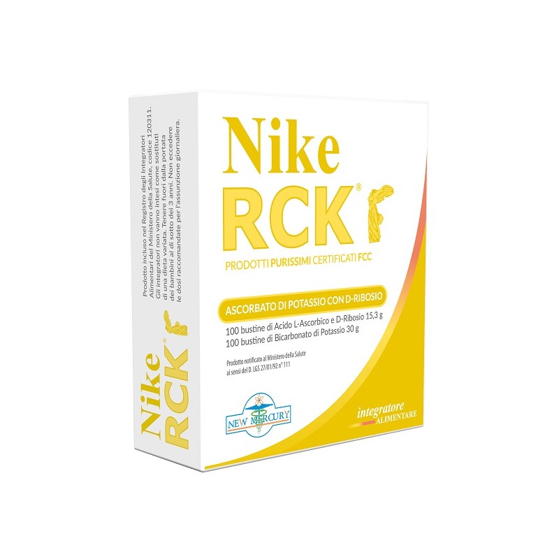 New Mercury Nike Rck Ascorbato Potassio + Ribosio 200 Bustine 45,30 G