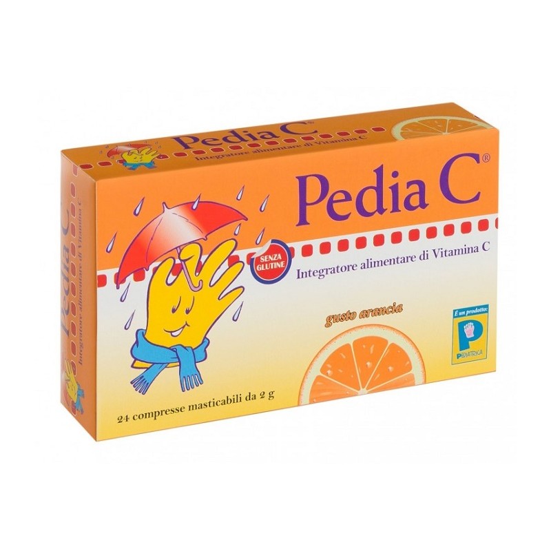 Pediatrica Pedia C Arancia 24 Compresse Masticabili