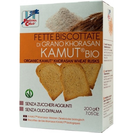 Biotobio Fsc Fette Biscottate Di Kamut Bio Senza Zuccheri Aggiunti Con Olio Di Girasole Senza Olio Di Palma 200 G