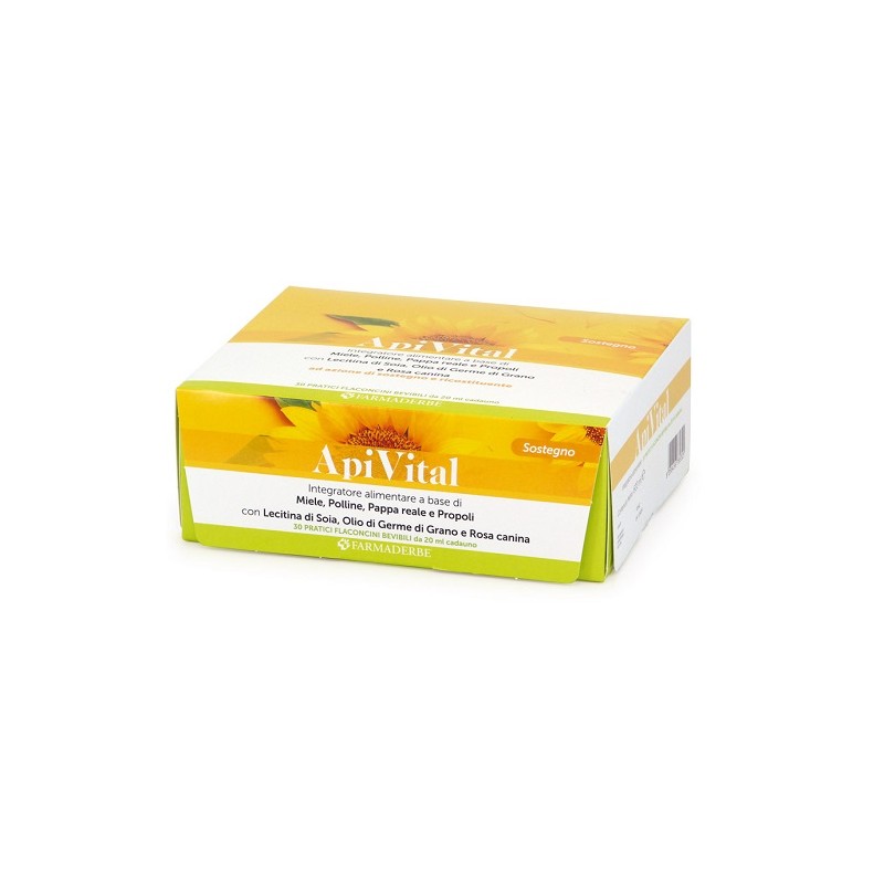 Farmaderbe Apivital 30 Flaconcini Da 20 Ml