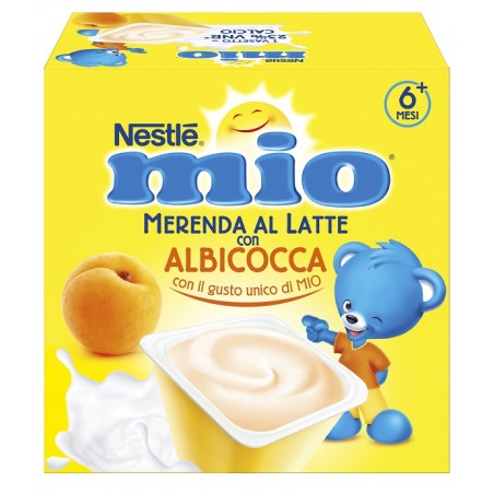 Nestle' Italiana Mio Merenda Albicocca 4 X 100 G