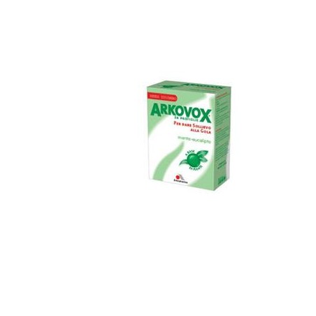 Arkofarm Arkovox Menta/eucalipto 24 Caramelle