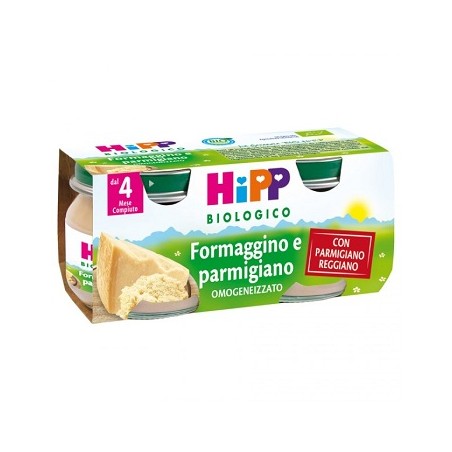 Hipp Italia Hipp Bio Omogeneizzato Formaggino Ai Tre Formaggi 2x80 G