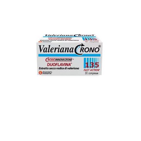 Chemist's Research Valeriana Crono 135 Con Duoflavina Fast Action 30 Compresse