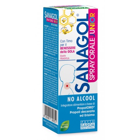 Named Sanagol Spray Junior Propoli Fragola 20 Ml