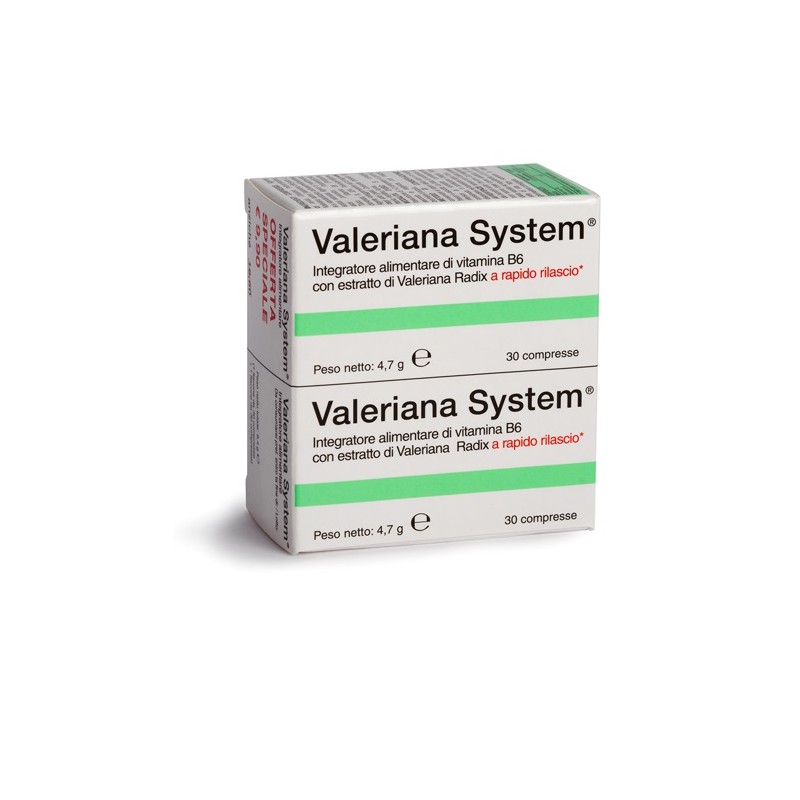 Sanifarma Valeriana System 30 Compresse + 30 Compresse