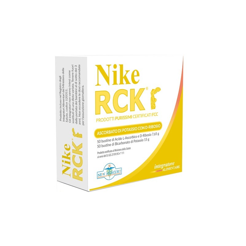 New Mercury Nike Rck Ascorbato Potassio + Ribosio 100 Bustine 22,65 G