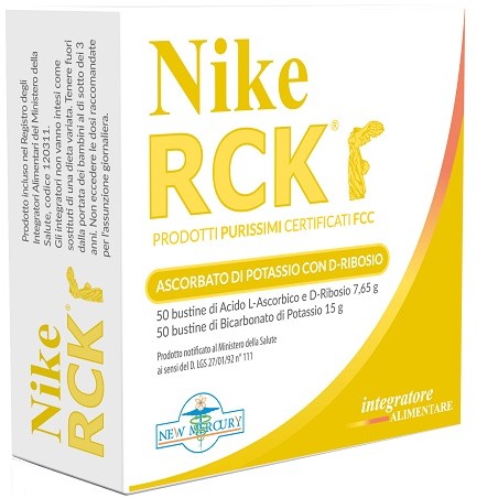 New Mercury Nike Rck Ascorbato Potassio + Ribosio 100 Bustine 22,65 G