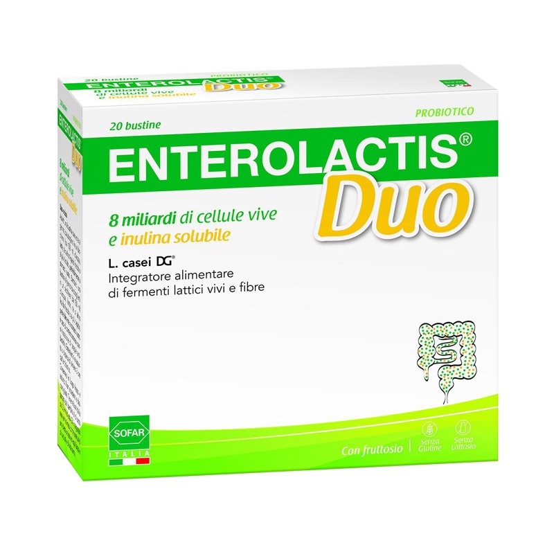 Sofar Enterolactis Duo Polvere Orale 20 Bustine