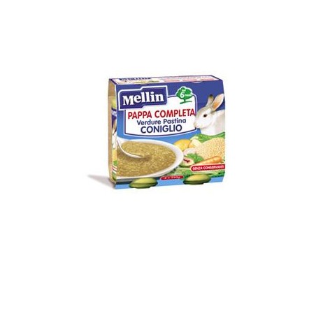 Danone Nutricia Soc. Ben. Mellin Pappa Completa Coniglio 250 G 2 Pezzi