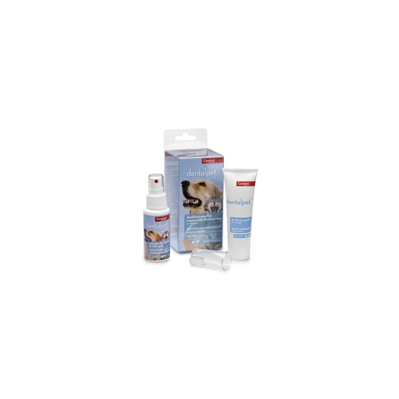 Candioli Ist. Profil. E Farm. Dentalpet Kit Dentifricio 50ml+spray Orale 50ml+1 Ditale