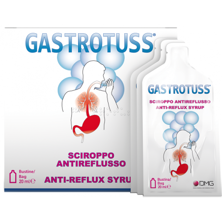 D. M. G. Italia Sciroppo Antireflusso Gastrotuss 25 Bustine Monodose 20 Ml