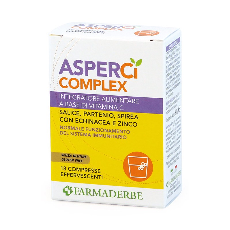 Farmaderbe Asper Ci Complex 18 Compresse Effervescenti