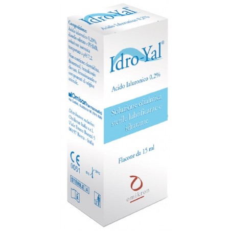 Omikron Italia Idro-yal Soluzione Oftalmica Lubrificante Idratante Acito Ialuronico 0,2% 15 Ml