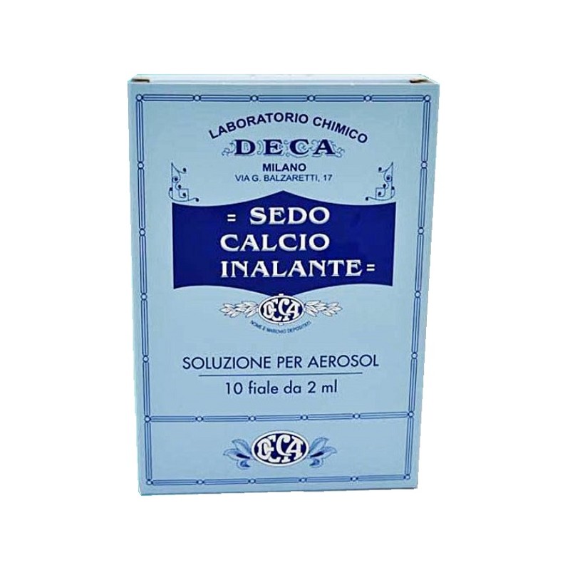 Deca Laboratorio Chimico Sedo Calcio Inalante Soluzione Aerosol 10 Fiale 2 Ml