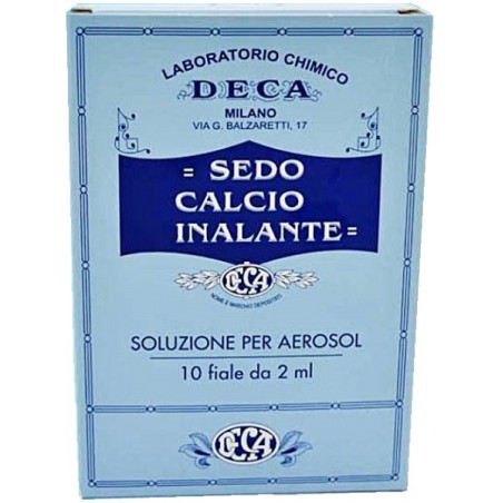 Deca Laboratorio Chimico Sedo Calcio Inalante Soluzione Aerosol 10 Fiale 2 Ml