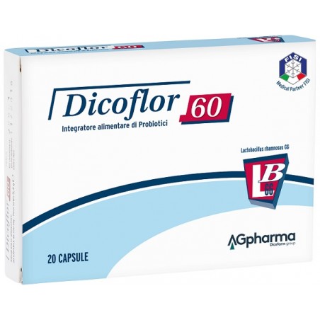 Ag Pharma Dicoflor 60 integratore probiotico 20 Capsule