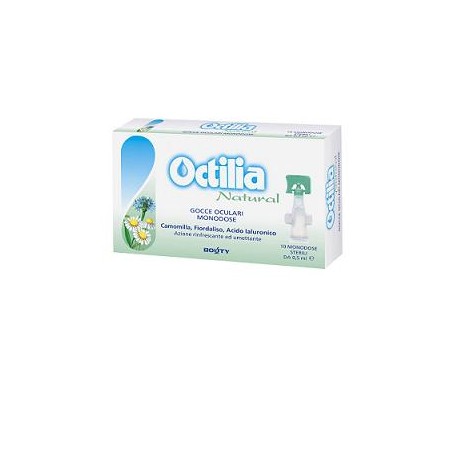 Ibsa Farmaceutici Italia Octilia Natural Gocce Occhi Irritati E Arrossati 10 Flaconcini Monodose 0,5 Ml