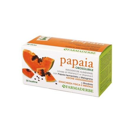 Farmaderbe Papaia Orosorubile 30 Bustine