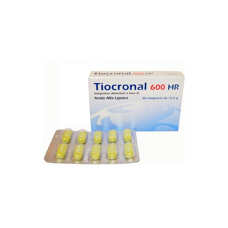 B. L. V. Pharma Group Tiocronal 600 Hr 20 Compresse