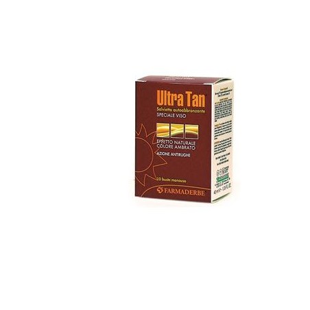 Farmaderbe Ultra Tan Salviette Autoabbronzanti 10 Buste