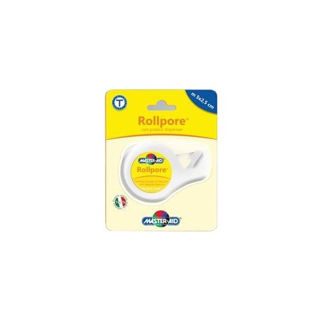 Pietrasanta Pharma Cerotto In Rocchetto Master-aid Rollpore Tessuto Non Tessuto Con Dispenser 2,5cm X 5 M