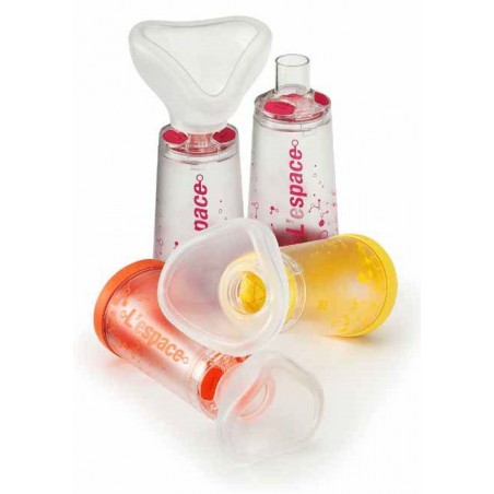 Air Liquide Medical Syst. Camera Distanziatrice Per Erogatori Spray Predosati L'espace 220 Ml Per Adulti Con Boccaglio Valvola I