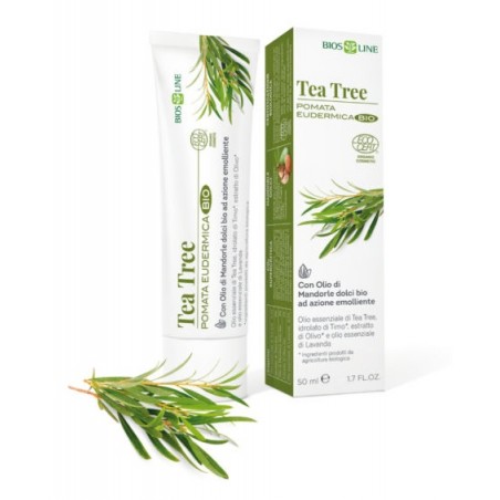 Bios Line Biosline Tea Tree Pomata Eudermica Cert Ecocert 50 Ml