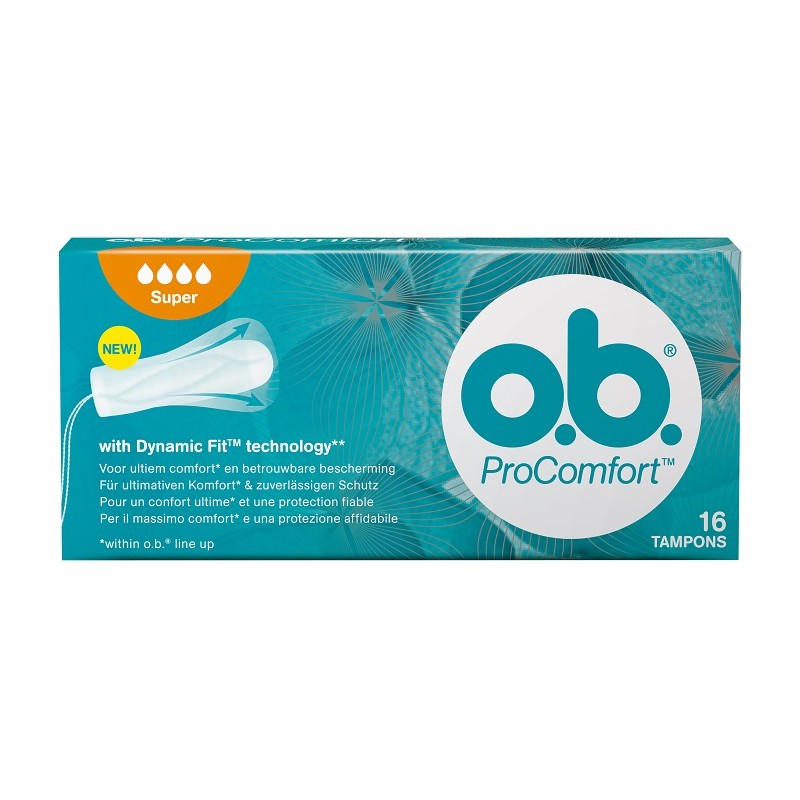 Johnson & Johnson Ob Super Pro Comfort Tamponi 16 Pezzi