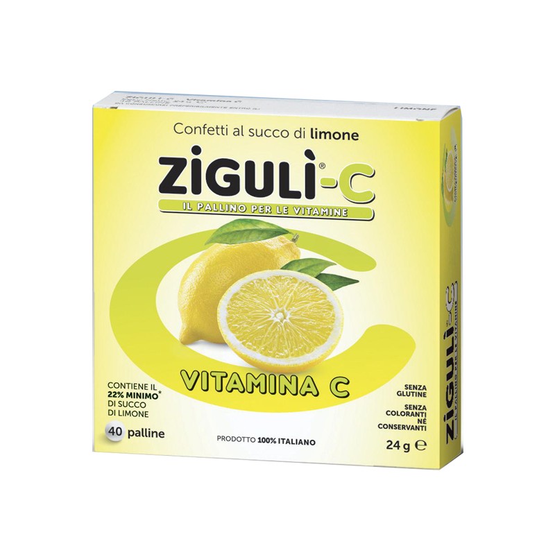 Falqui Prodotti Farmac. Ziguli C Limone 40 Confetti 24 G