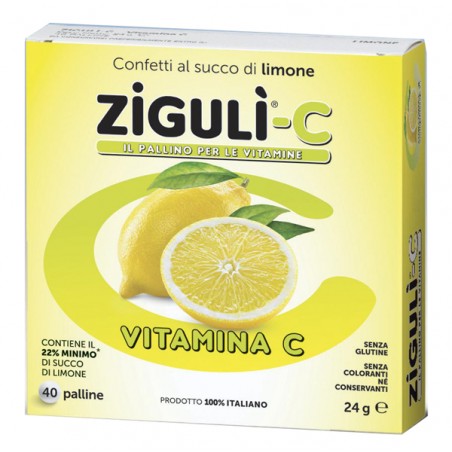 Falqui Prodotti Farmac. Ziguli C Limone 40 Confetti 24 G