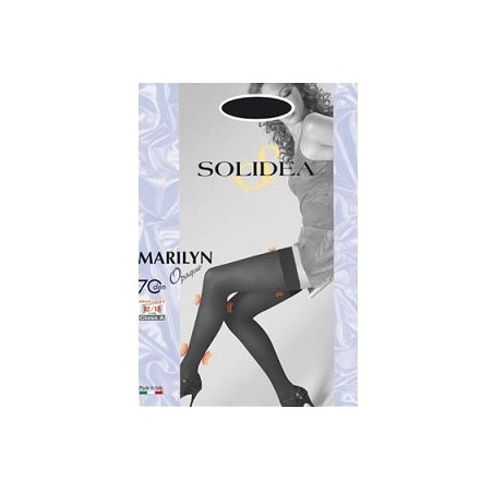 Solidea By Calzificio Pinelli Marilyn 70 Opaco Calza Autoreggente Nero 2