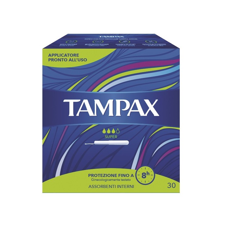 Fater Tampax Blue Box Super 30 Pezzi