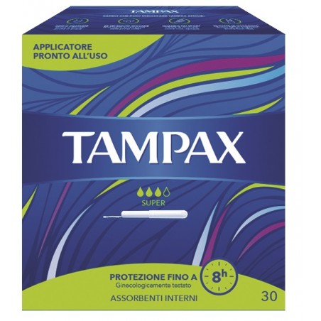 Fater Tampax Blue Box Super 30 Pezzi