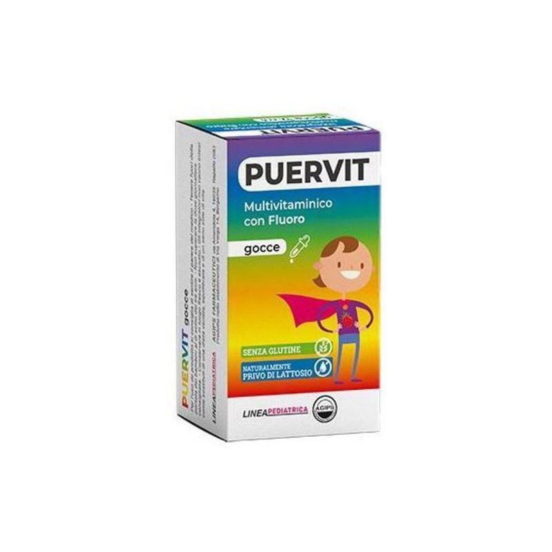 12ml di Integratore Multivitaminico in Gocce da Puervit da Agips Farmaceutici