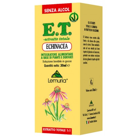 Lemuri@ Et Estratto Totale Echinacea 30 Ml Senza Alcol