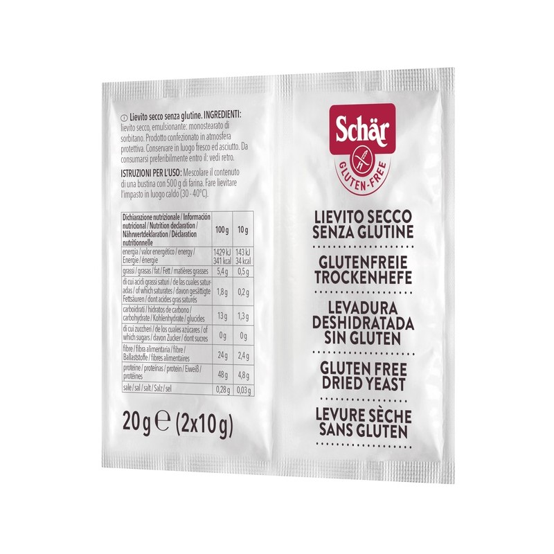 Dr. Schar Schar Lievito Secco 2 Bustine Da 10 G