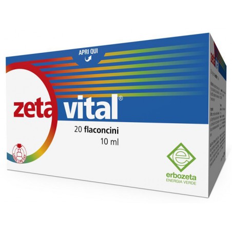 Erbozeta Zeta Vital 20 Flaconcini 10 Ml