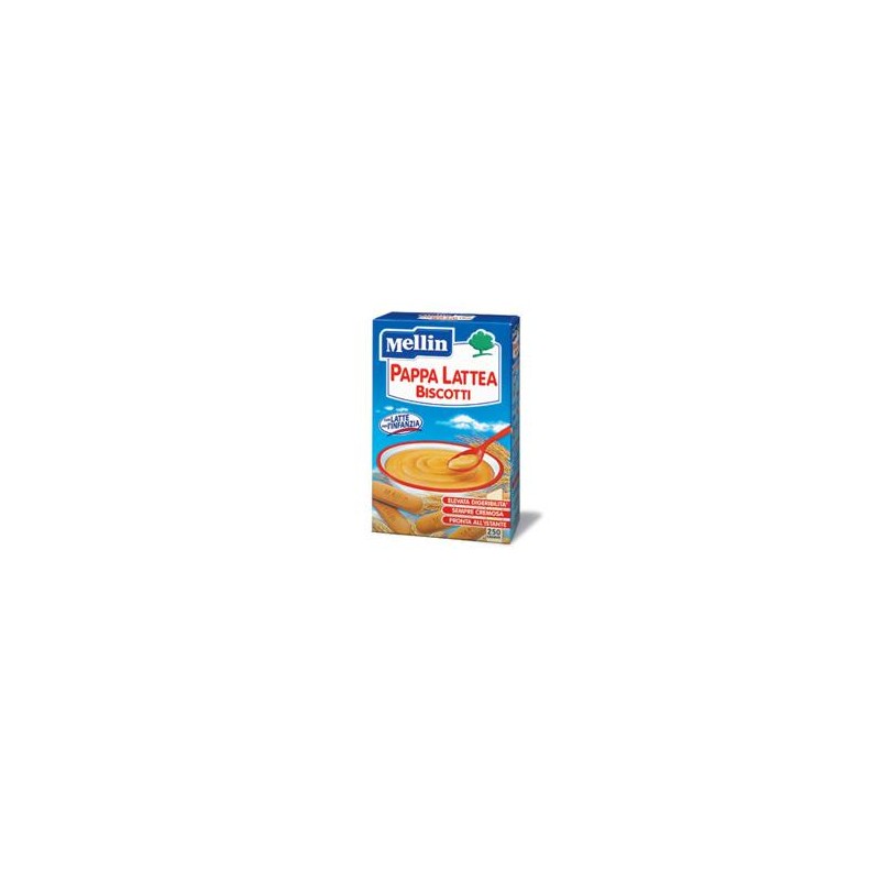 Danone Nutricia Soc. Ben. Mellin Pappa Latte Biscotti 250 G Nuovo Formato