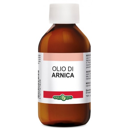 Flacone di Arnica Olio da 100 ml della Erba Vita Group