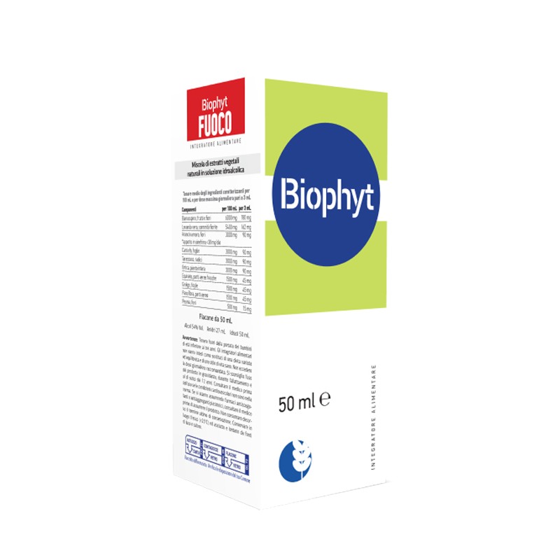 Biogroup Societa' Benefit Biophyt Fuoco 50 Ml Soluzione Idroalcolica